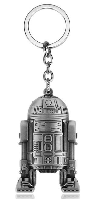 Star Wars Přívěsek na klíče Star Wars Robot R2D2 silver