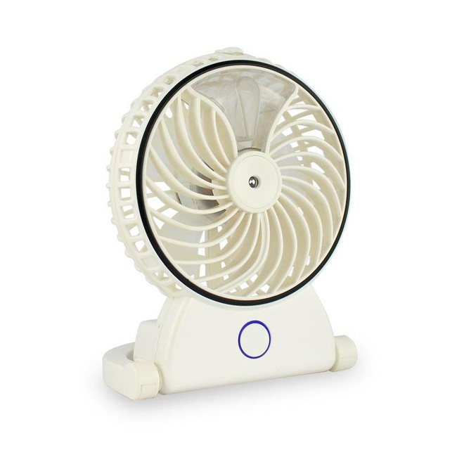 Fan Zvlhčující chladicí ventilátor - dobíjecí USB stolní bílý