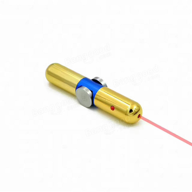 Kovový Fidget Spinner laser ukazovátko