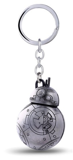 Star Wars Přívěsek na klíče Star Wars BB-8 silver