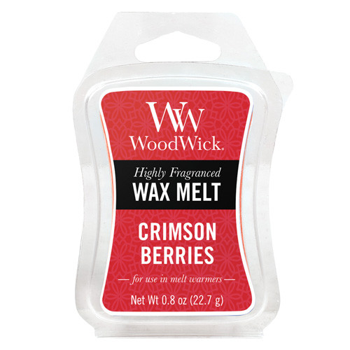 WoodWick Vonný vosk Crimson Berries 22,7g Červená jeřabina