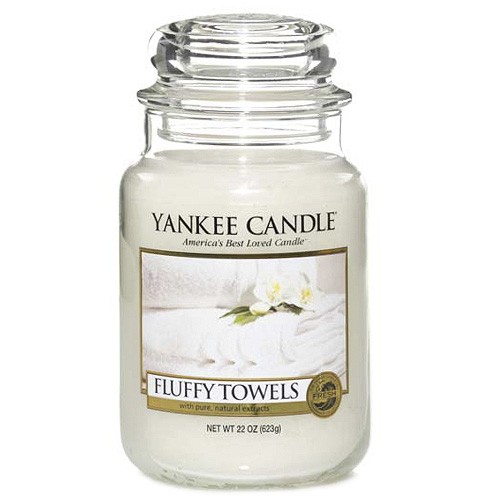 Yankee candle Svíčka ve skleněné dóze Načechrané ručníky, 623 g