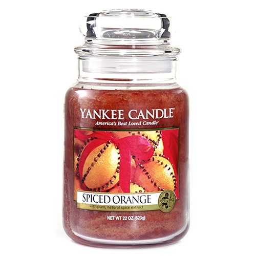Yankee candle Svíčka ve skleněné dóze Pomeranč se špetkou koření, 623 g