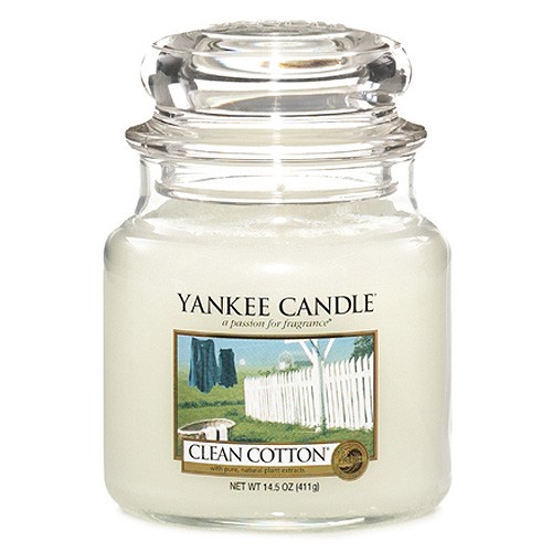 Yankee candle Clean Cotton 411g Čistá bavlna