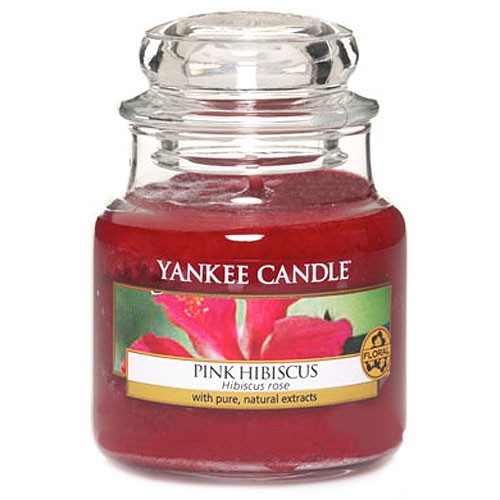 Yankee candle Svíčka ve skleněné dóze Růžový ibišek, 104 g