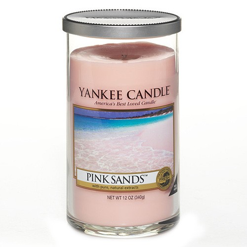 Yankee candle Svíčka ve skleněném válci Růžové písky, 340 g