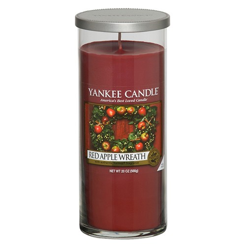 Yankee candle Svíčka ve skleněném válci Věnec z červených jablek, 566 g