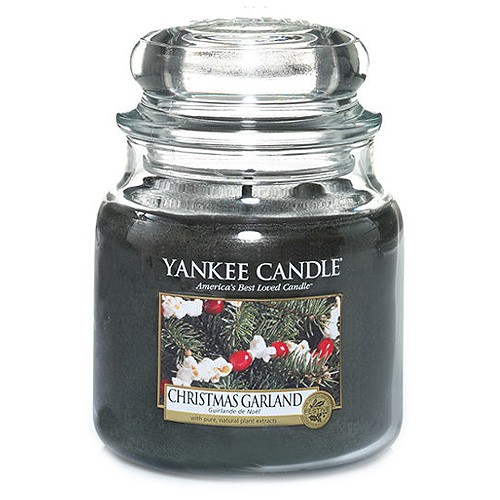 Yankee candle Svíčka ve skleněné dóze Vánoční věnec, 410 g
