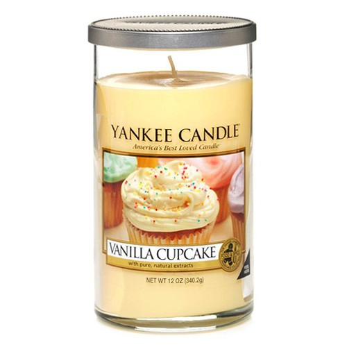 Yankee candle Svíčka ve skleněném válci Vanilkový košíček, 340 g