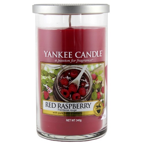 Yankee candle Svíčka ve skleněném válci Červená malina, 340 g