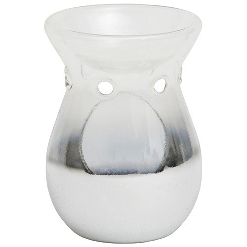 Yankee candle Aromalampa skleněná Stříbrná, průměr 10 cm