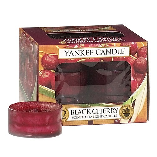 Yankee candle Svíčky čajové Zralé třešně, 12 ks
