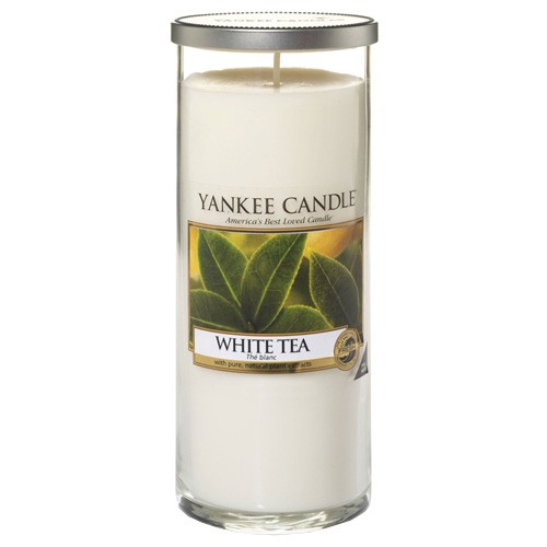 Yankee candle Svíčka ve skleněném válci Bílý čaj, 566 g