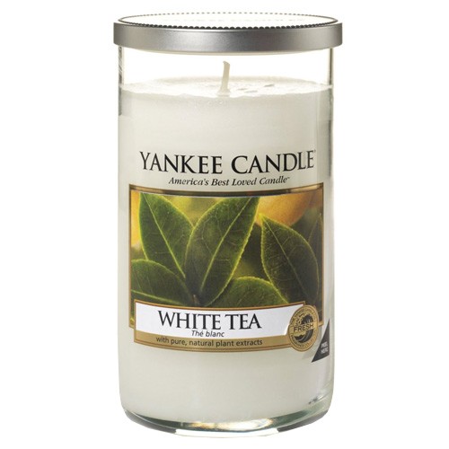 Yankee candle Svíčka ve skleněném válci Bílý čaj, 340 g