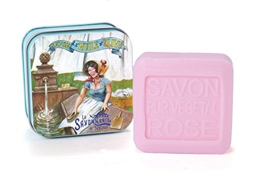 La savonnerie de Nyons Mýdlo v plechové krabičce Pradlenka 100g