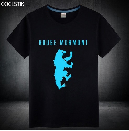 Game of Thrones Pánské triko s luminiscenčním potiskem House Mormont