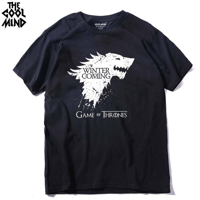 Pánské tričko Hra o Trůny Cool Stark Černá