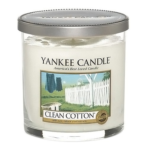Yankee candle Svíčka ve skleněné dóze Čistá bavlna, 198 g