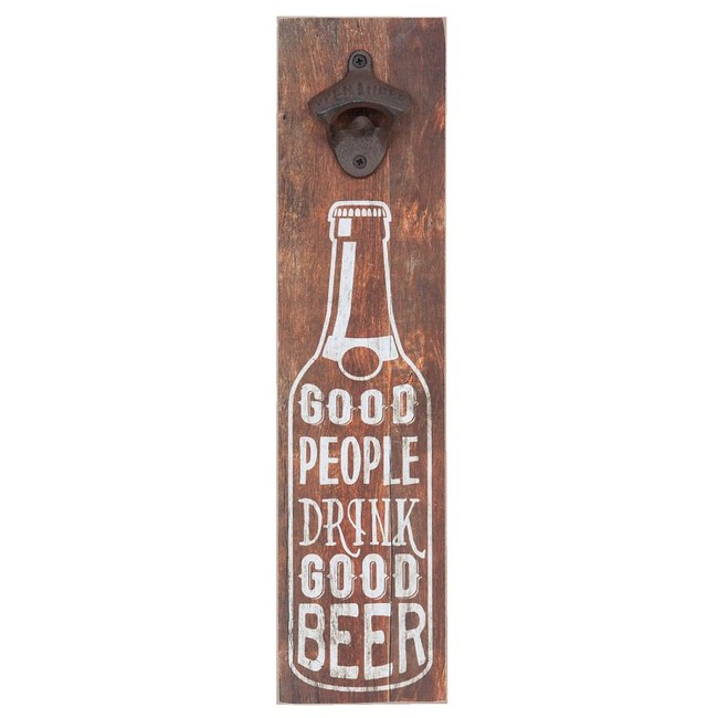 Nástěnný otvírák lahví PEOPLEE DRINK BEER