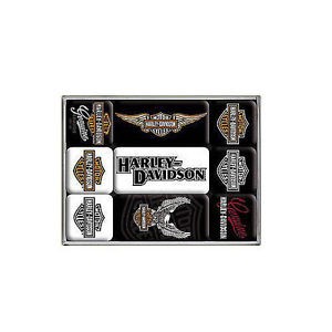 Nostalgic Art Sada magnetů - Harley Davidson 1