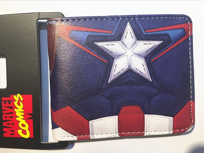 Marvel Peněženka Captain Amerika Flag zip