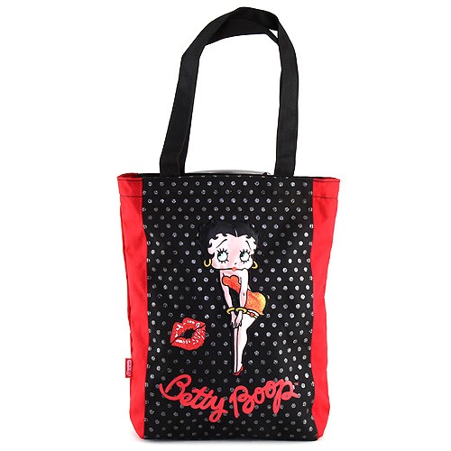 Betty Boop Nákupní taška Betty Boop červeno-černá