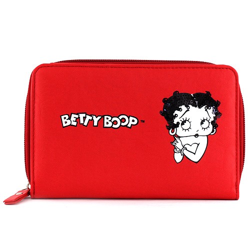 Betty Boop Peněženka Betty Boop červená s motivem panenky Betty Boop