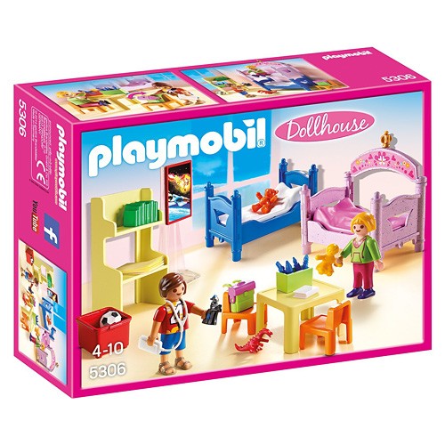 Playmobil Barevný dětský pokoj Playmobil Dům pro panenky, 39 dílků