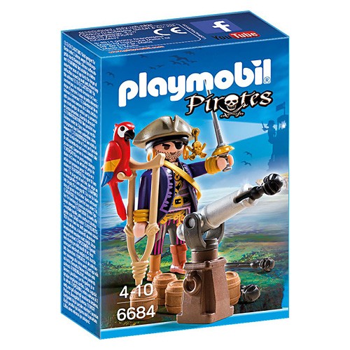 Playmobil Kapitán pirátů Playmobil Piráti, 24 dílků