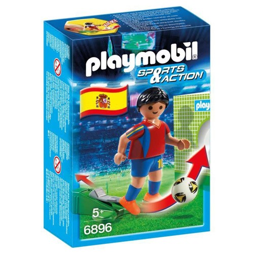 Playmobil Fotbalista Španělska Playmobil panáček s míčem, 5 dílků