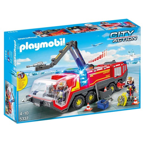 Playmobil Letištní hasičský vůz Playmobil Hasiči, 86 dílků