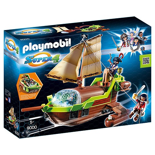 Playmobil Pirátský Chameleon s Ruby Playmobil Super 4, 50 dílků