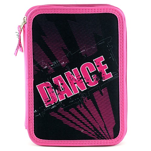 Target Školní penál s náplní Target Dance, barva černo-růžová