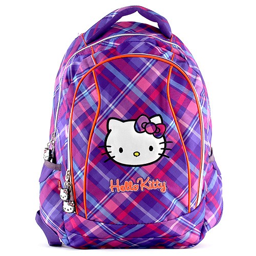 Hello Kitty Školní batoh Hello Kitty fialovo-růžový