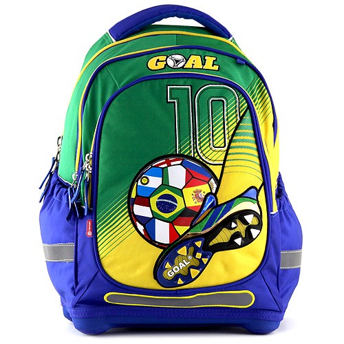 Goal Školní batoh Goal modro-zelený Gool