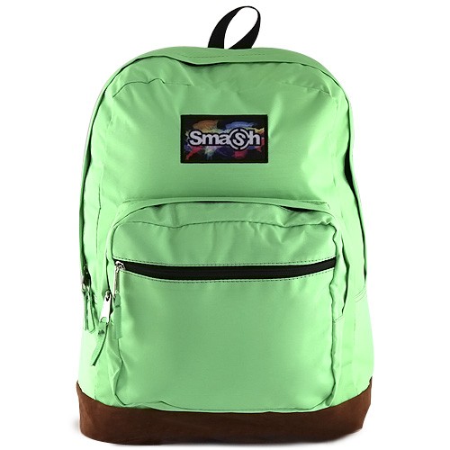 Smash Studentský batoh Smash neonově zelený