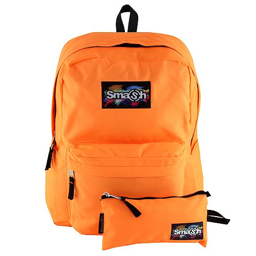 Smash Studentský batoh Smash neonový oranžový