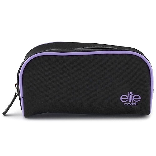 Elite Models Kosmetická taška Elite Models černo fialová