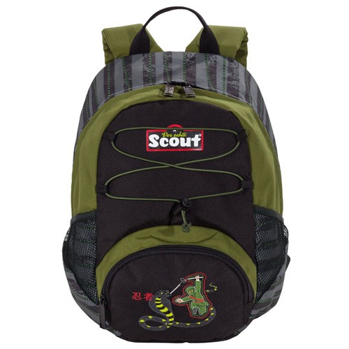 Scout Dětský batoh Scout ergonomický, motiv Ninja a had