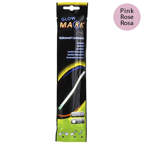 Glow Mark Svítící proužek Glow Mark 20x1cm, růžový