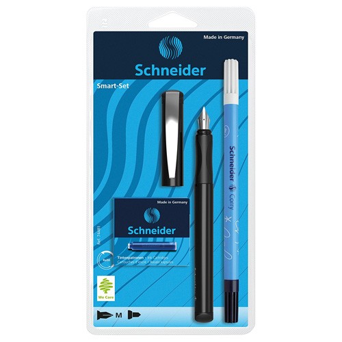 Schneider Školní sada Schneider inkoustové pero, náplně, zmizík
