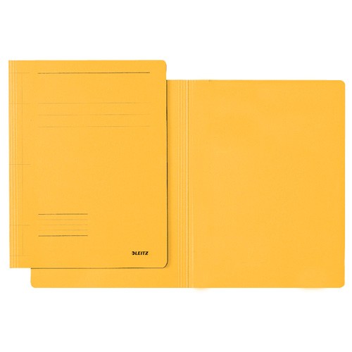 Leitz Kartonové desky Leitz A4, bez gumiček, žluté