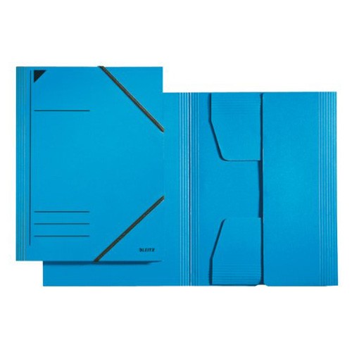 Leitz Kartonové desky Leitz A4, s gumičkami, modré