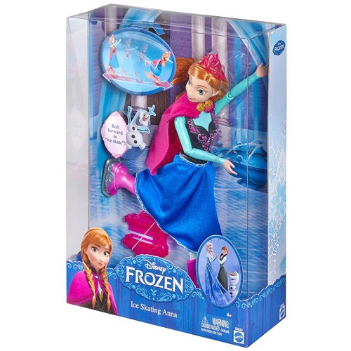 Mattel Panenka Disney Mattel Krasobruslařka - princezna Anna série Disney