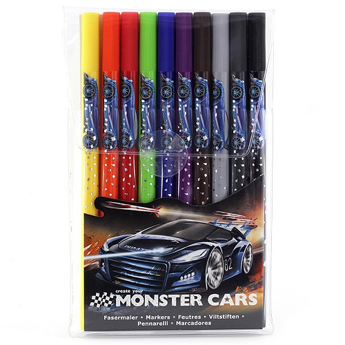 Monster cars Fixy Monster Cars 10 barev