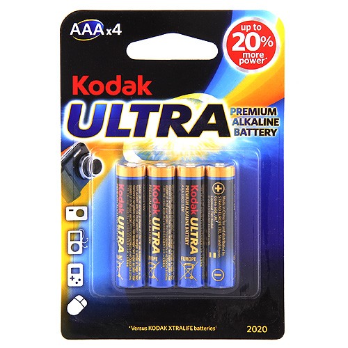 Kodak Alkalické baterie Kodak 4x AAA/1,5 V