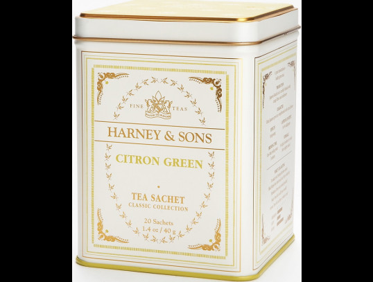 HARNEY & SONS Citron Green White Tin CC kolekce - čaj 20ks