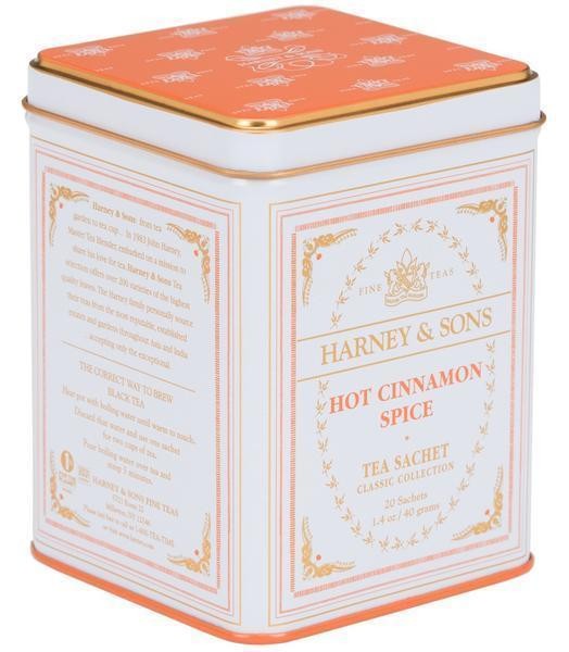 HARNEY & SONS Hot Cinnamon spice - White Tin Classic