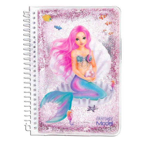 Fantasy Model Zápisník Fantasy Model ASST Mořská panna, růžové glitry