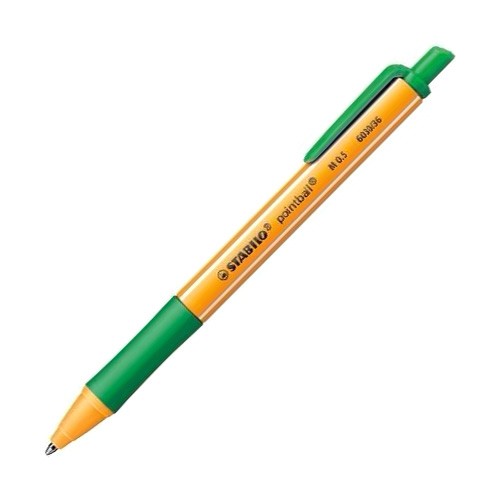 Stabilo Kuličkové pero Stabilo Pointball, 0.5 mm, zelené